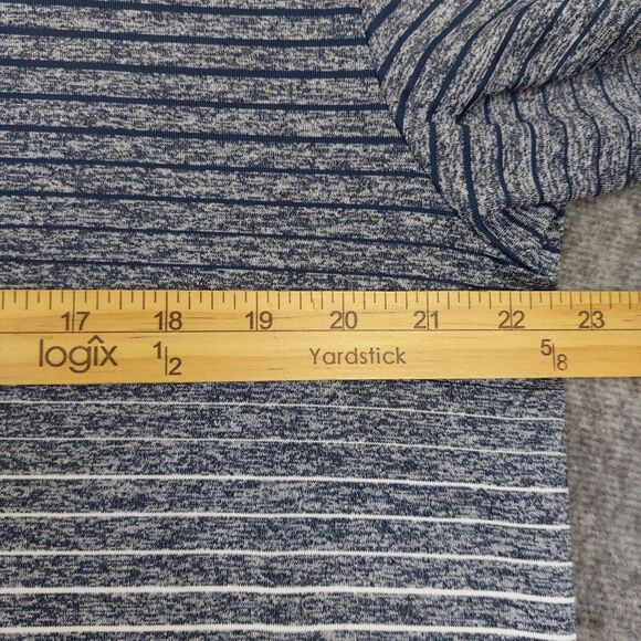 Under Armour Mens Large Blue Striped Playoff Polo Shirt Golf Athletic Loose Fit - Picture 5 of 8